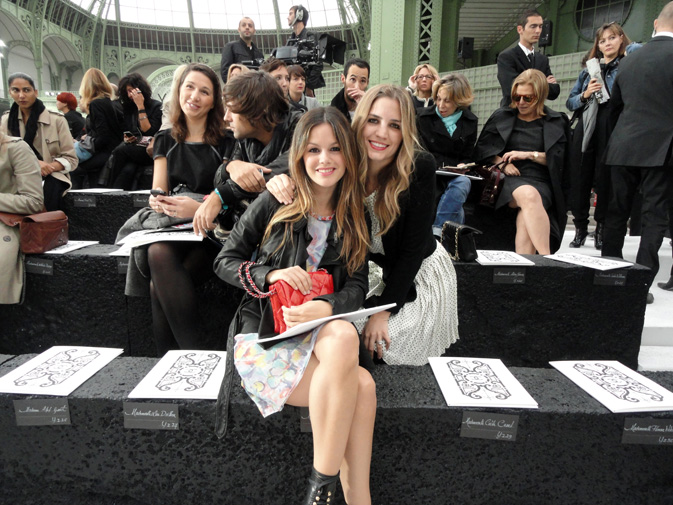 rachel bilson chanel. Chanel Front Row, Spring 2011