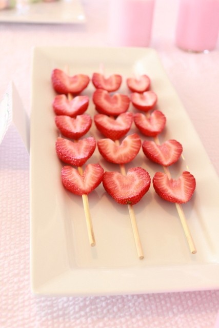 Strawberry Heart Skewers