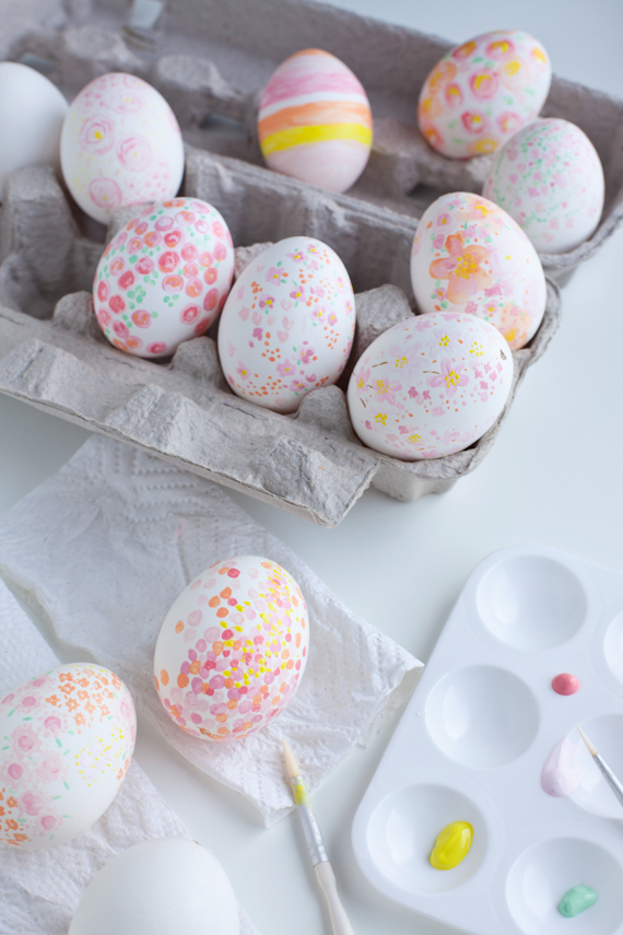 Easter, Hand Painted Eggs