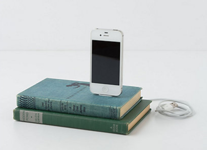 Vintage Book iPhone Charger