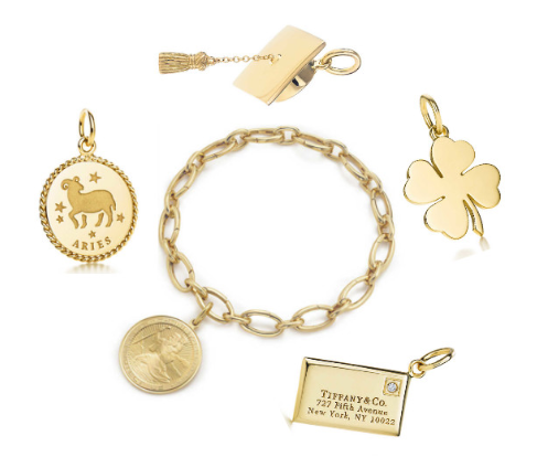 Gold Charm Bracelet Tiffany Gold charm bracelets. tiffany