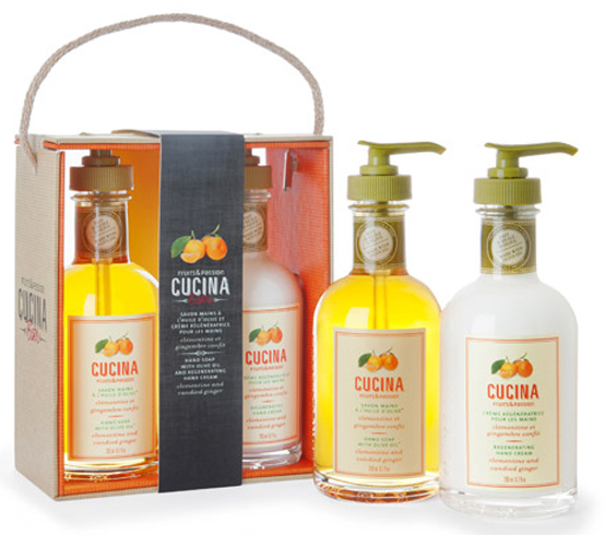 Cucina Fruits & Passion Hand Soap and Lotion: Cucina’s delicately scent...