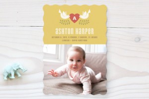 Minted Birth Announcements