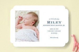 Minted Birth Announcements